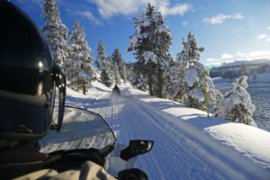 White Mountains snowmobiling