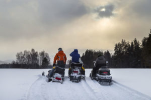 White Mountains snowmobiling